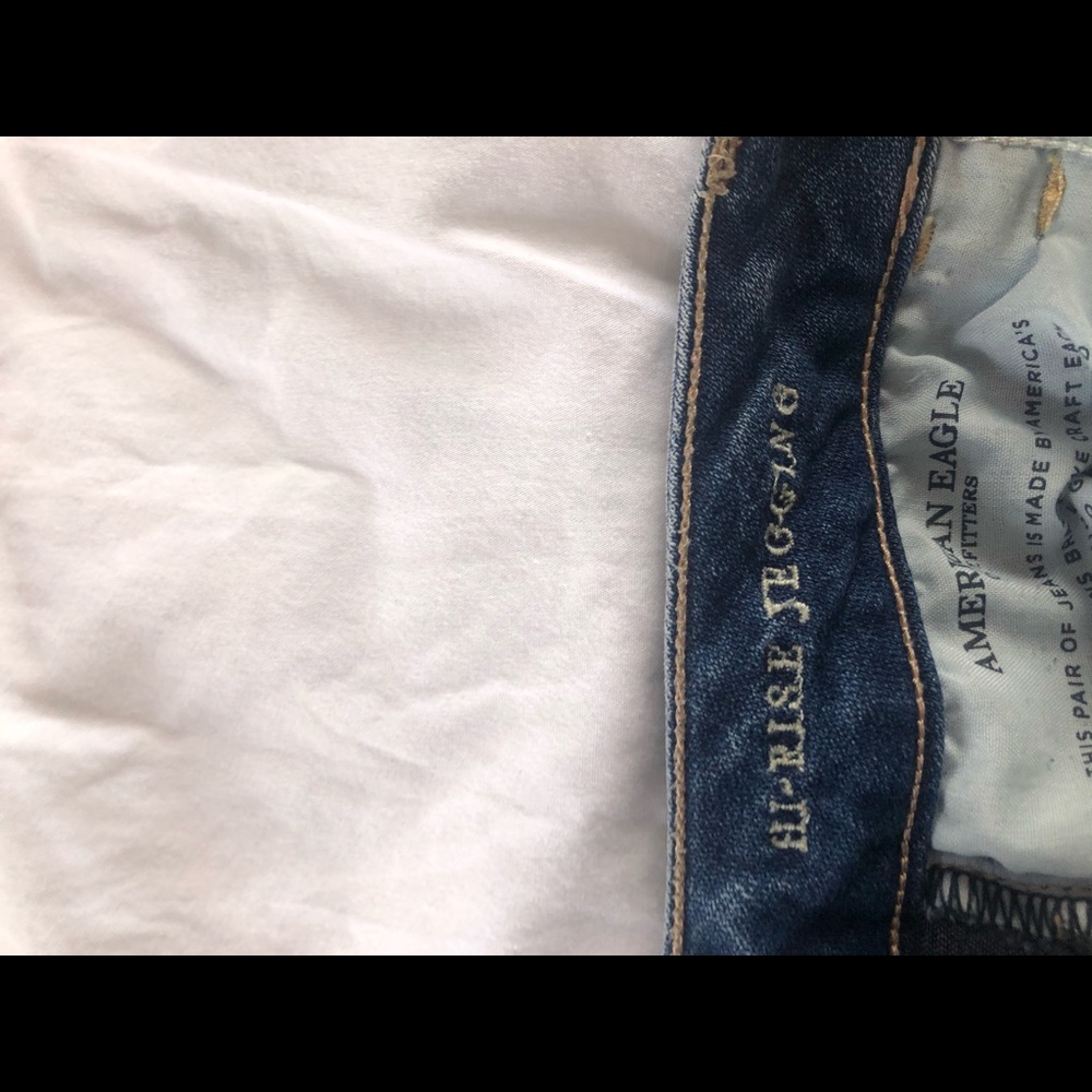 ACID SPLATTER WASH AE HIGH RISE JEANS - Picture 6 of 7